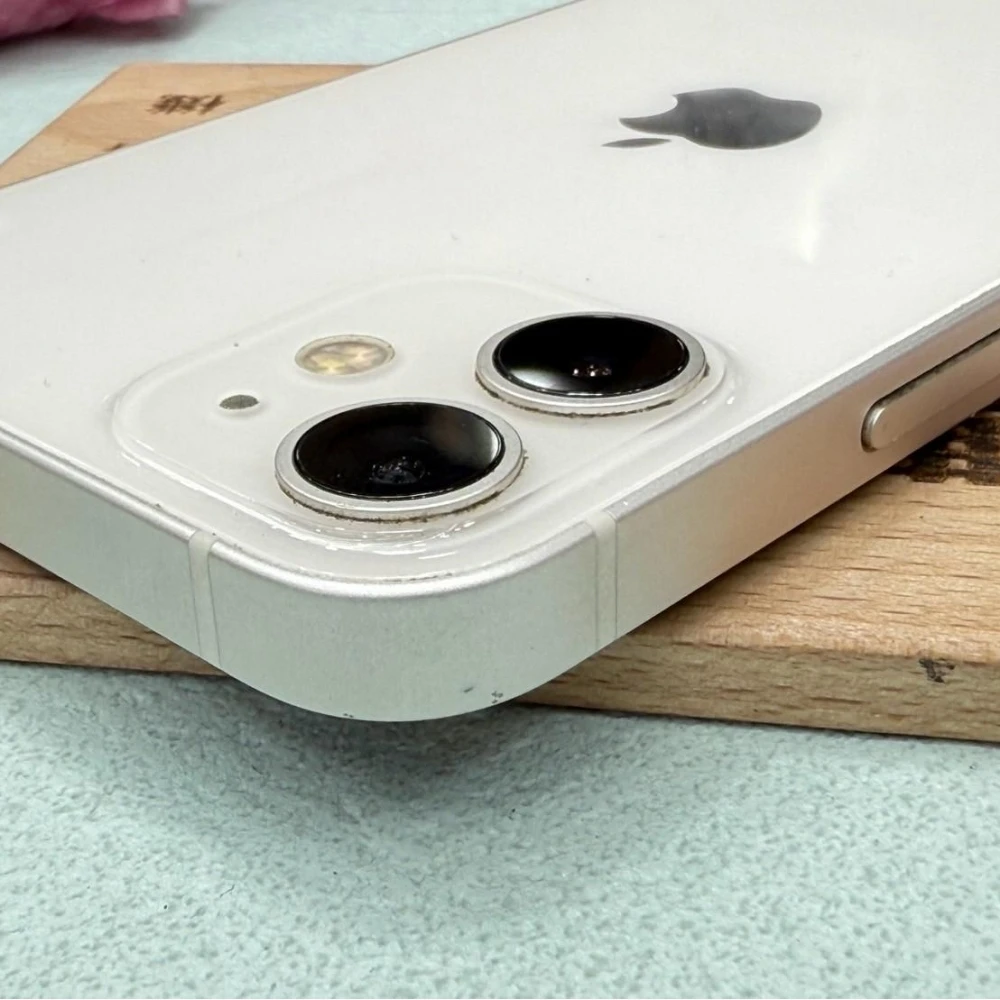 iPhone 12 mini 128g 白 電池83% 換過原廠相機跟副廠螢幕 無臉部識別 無盒裝有