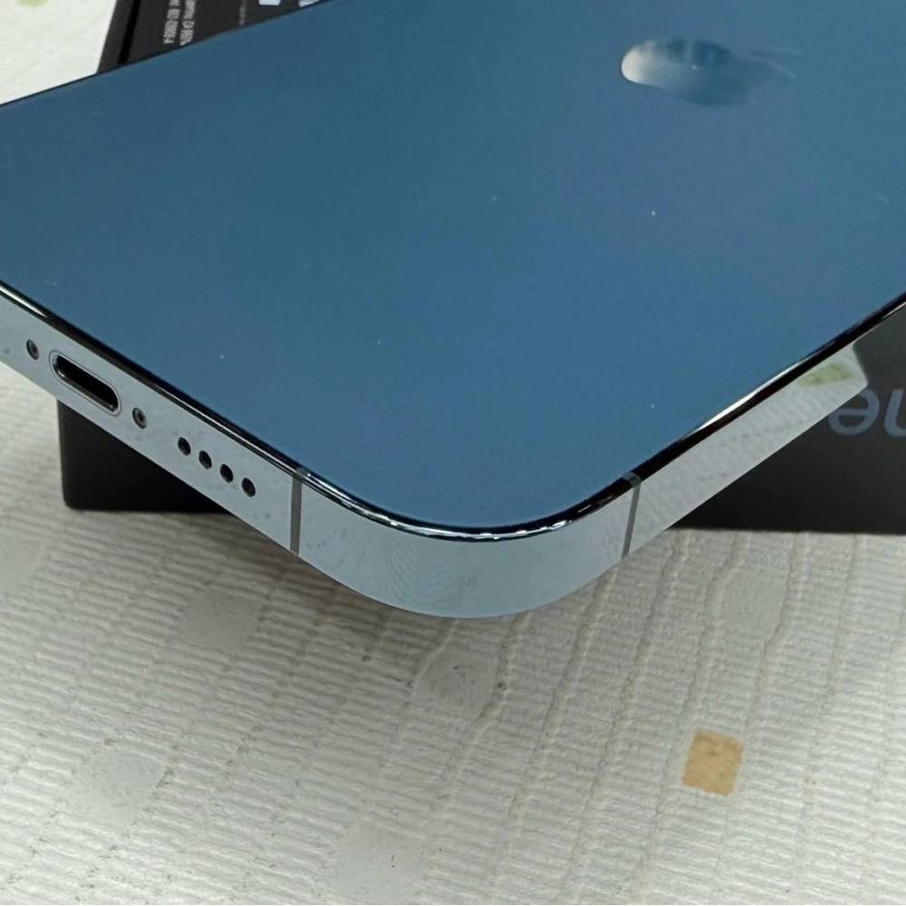 iPhone 12 PRO MAX 128g 藍 電池82% 有盒裝有配件