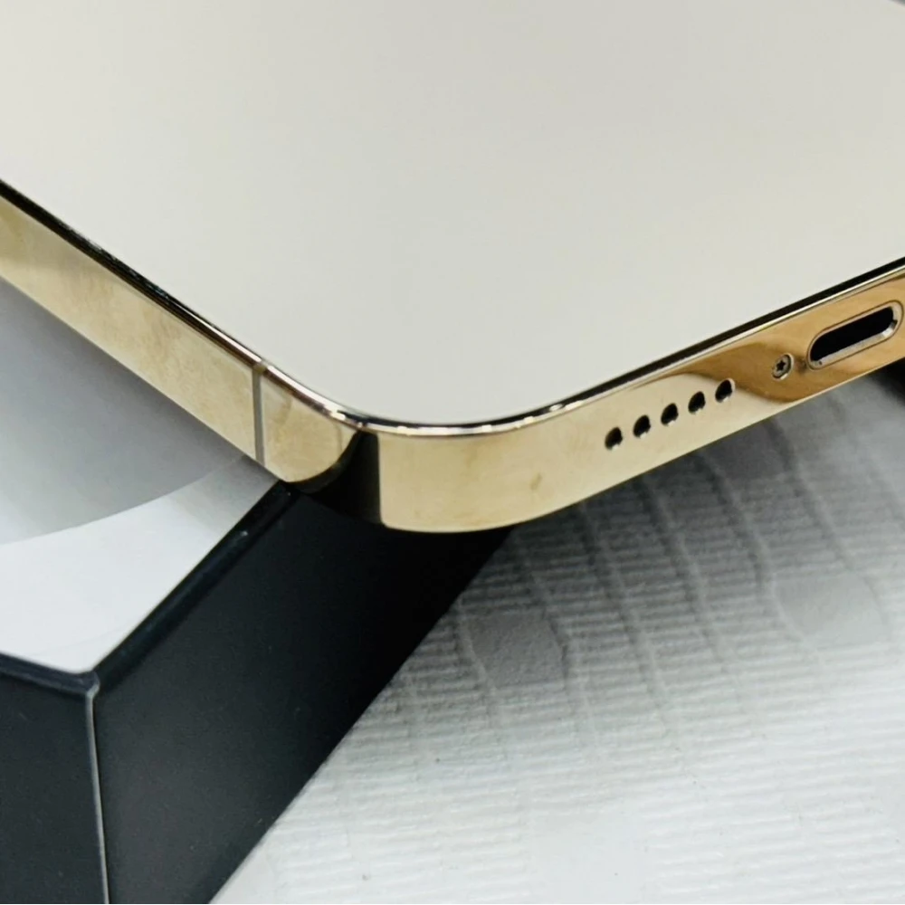 iPhone 12 Pro 128G 金 電池76% 有凹傷 有盒裝有配件 