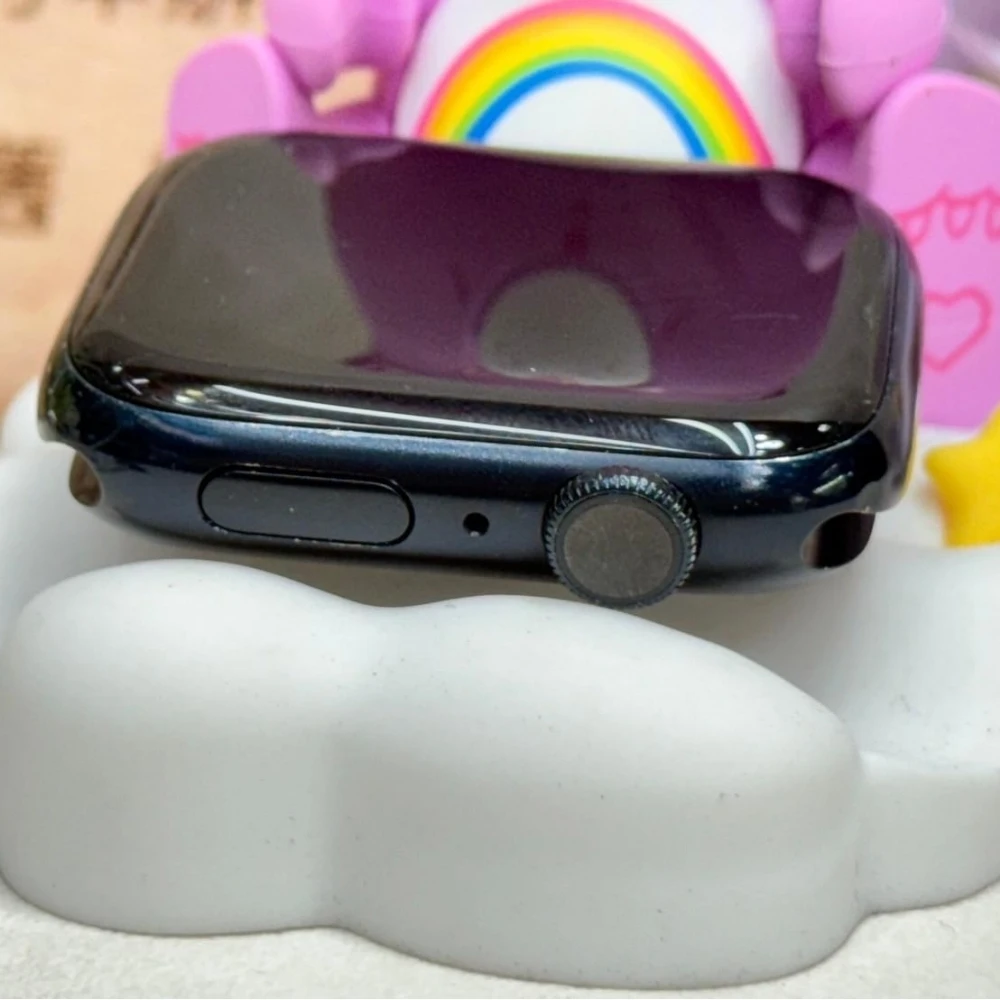 Apple Watch 7 45mm GPS版 黑色 電池84% 無盒裝有配件