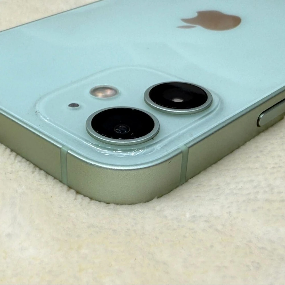 iPhone 12 mini 128g 綠 電池74% 螢幕有小傷 無盒裝有配件