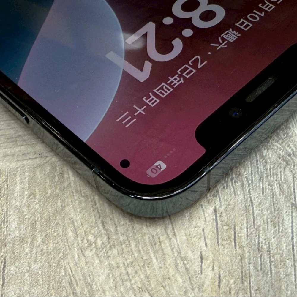 iPhone 12 pro 128g 黑 副廠電池100% 螢幕有一點漏液 無臉部識別 主相機壞掉 