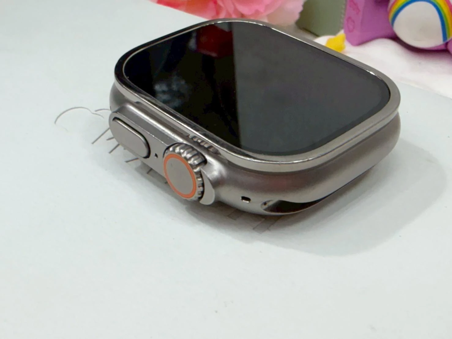Apple Watch Ultra 1 49mm LTE版 電池86% 原色 附山徑風錶帶 有盒裝有配件