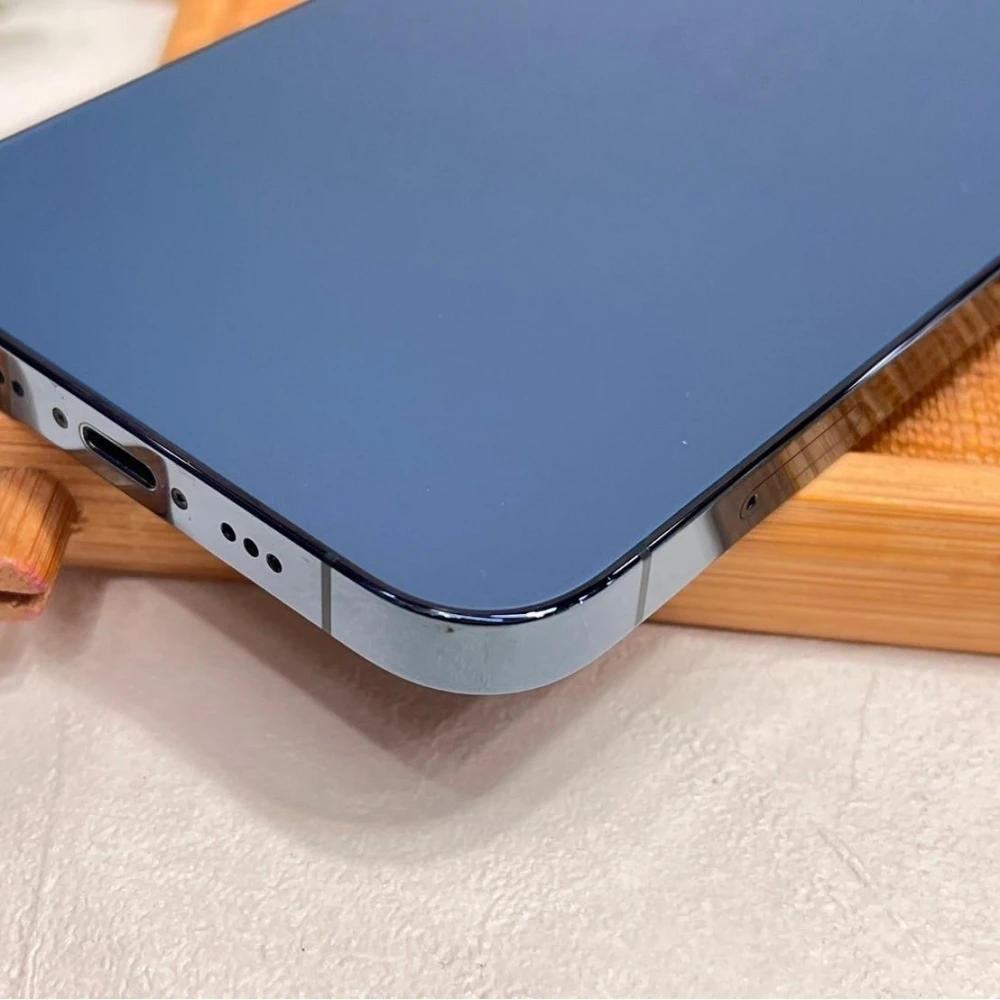 iPhone 12 pro 128g 藍 電池76% 相機廣角鏡0.5壞掉 有盒裝有配件