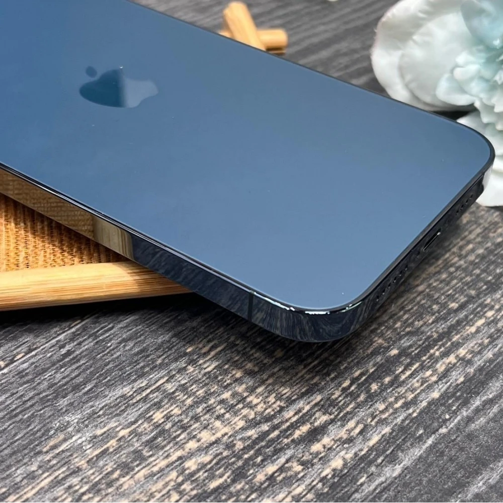 iPhone 12 Pro Max 128g 藍 電池100% 無盒裝有配件