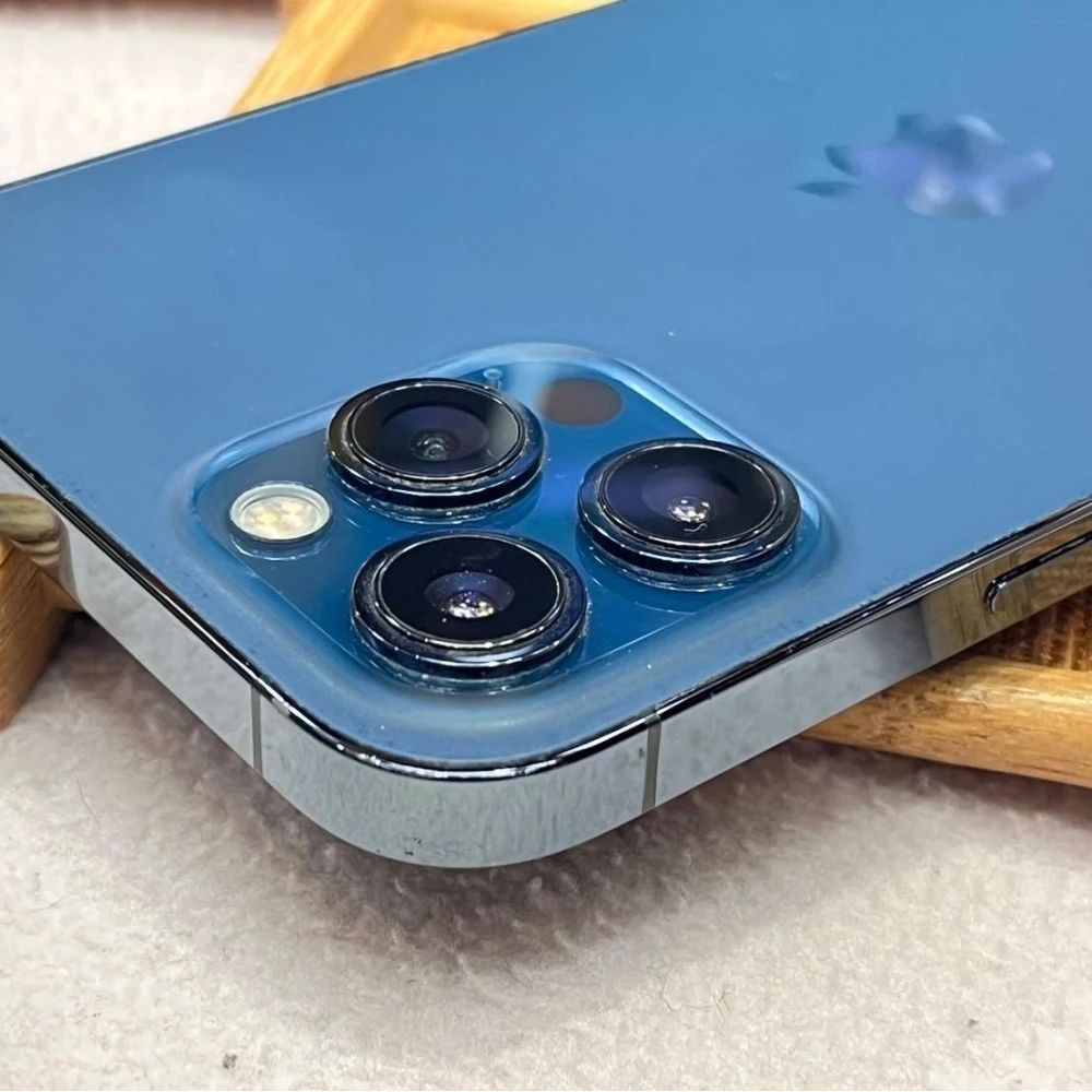 iPhone 12 PRO MAX 128g  藍 電池80% 無盒裝有配件