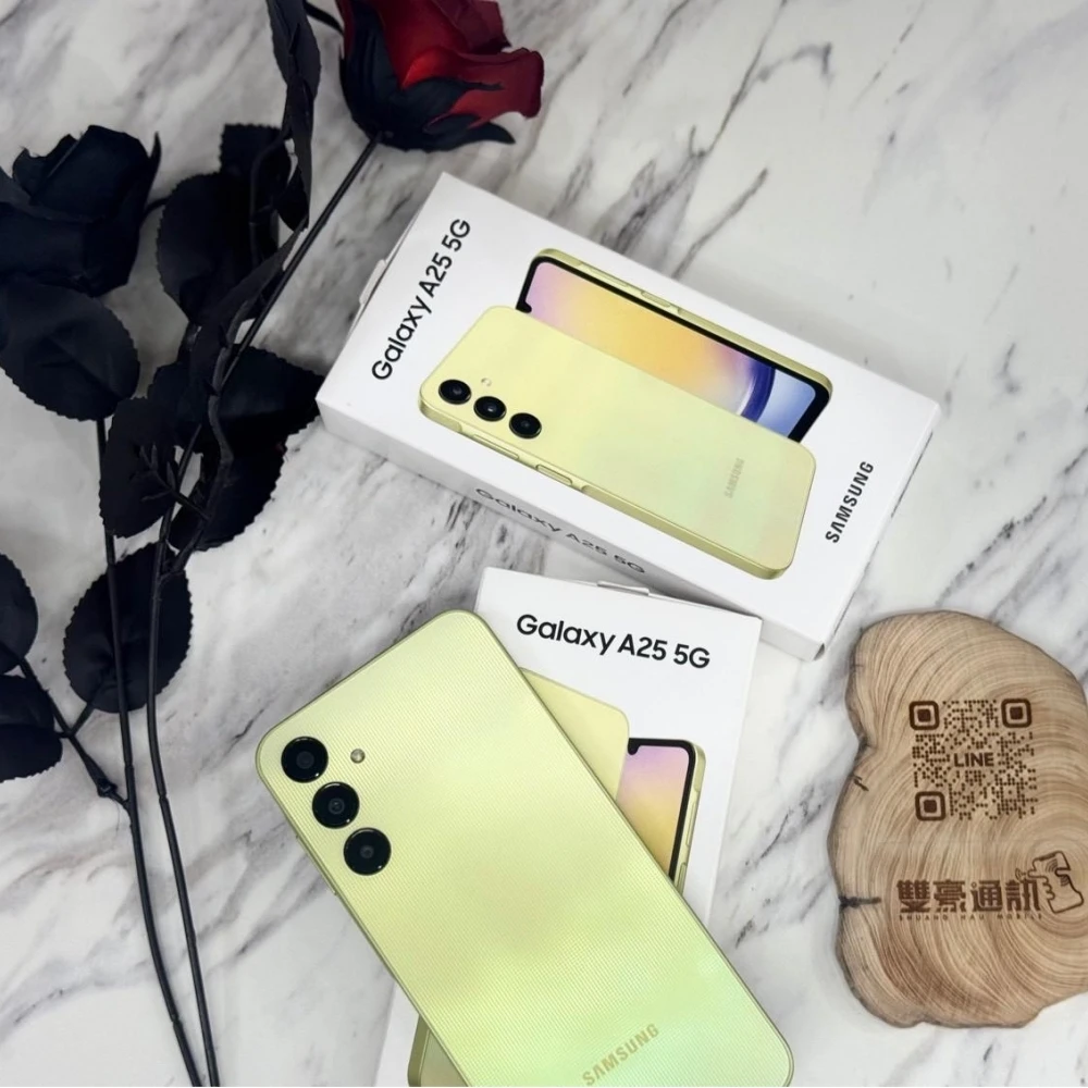 SAMSUNG Galaxy A25 5G (6GB/128GB)    幻光黃 有盒裝有配件 福利