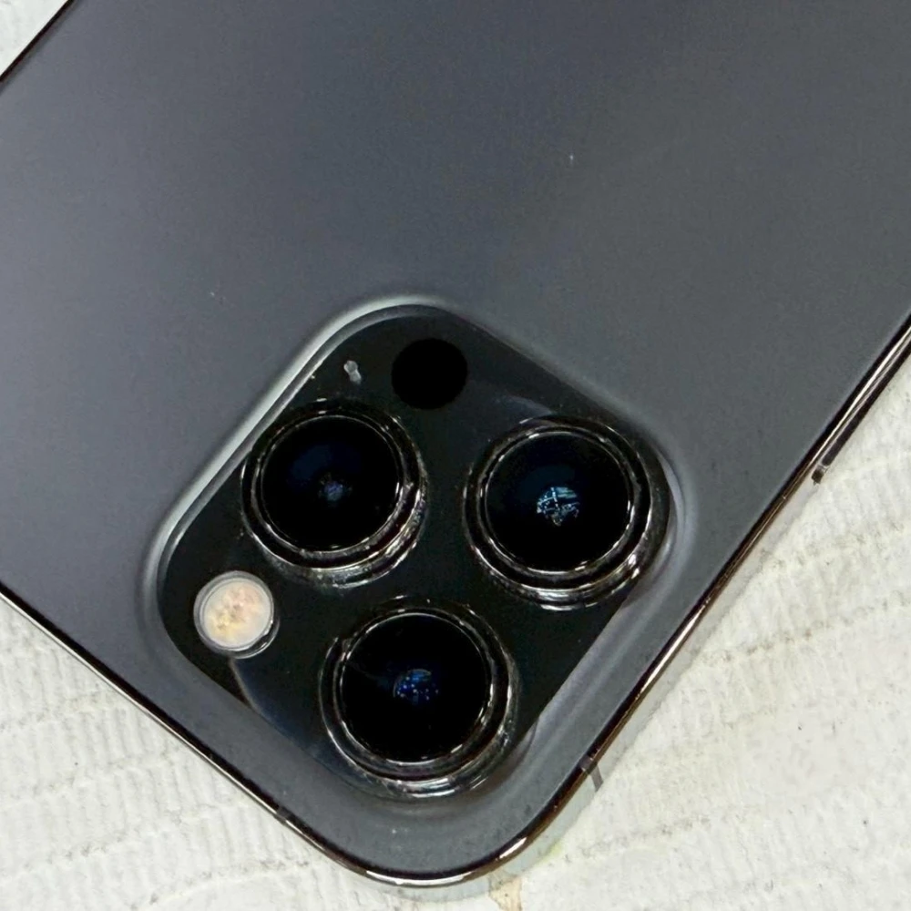 iPhone 12 Pro Max 256g 黑 副廠有健康度電池100% 換過相機 有盒裝有配件