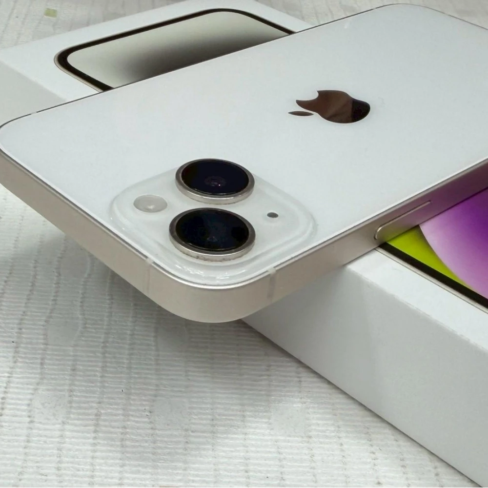 iPhone 14 256g 白 電池72% 有盒裝有配件