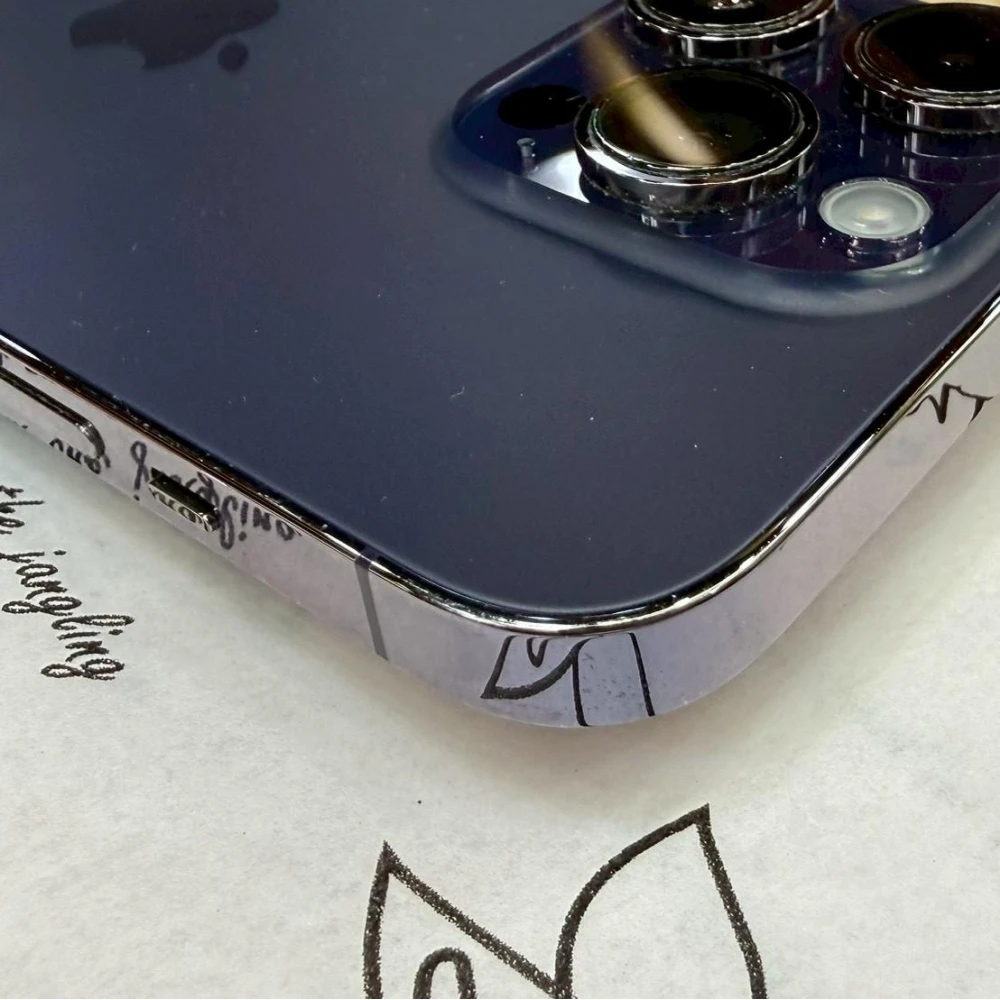 iPhone 14 pro 512g 紫 電池71% (邊角2角小傷）無盒裝有配件