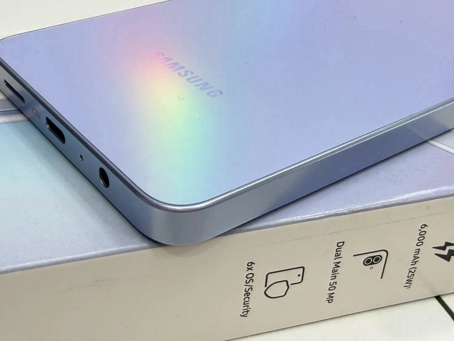 SAMSUNG Galaxy A07 (4+128G) 紫 展示機 門市保固三個月 有盒裝有配件