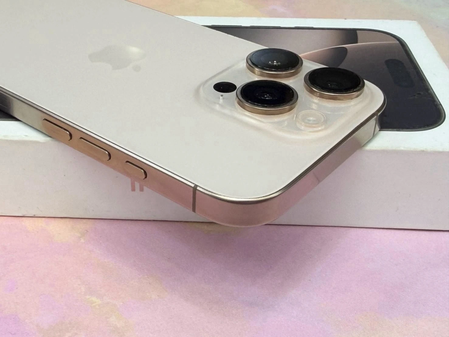 iPhone 16 Pro 128G 金 電池90% 全機原廠 有盒裝有配件