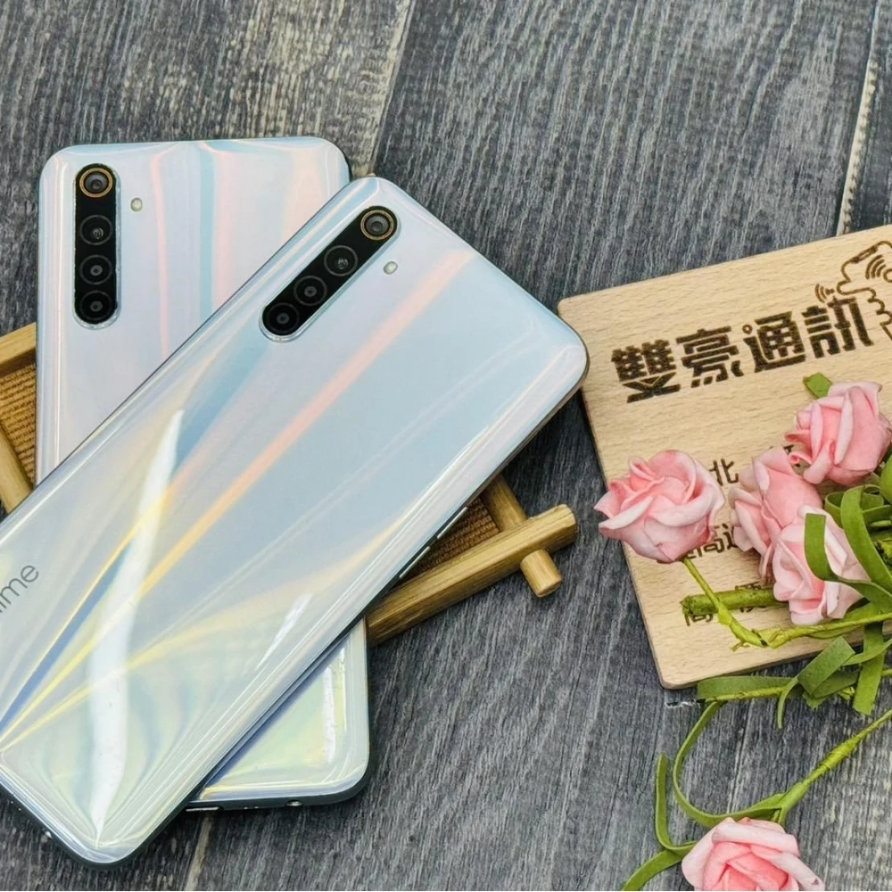 realme 6 (8+128G) 藍 現貨兩隻 無盒裝 有配件