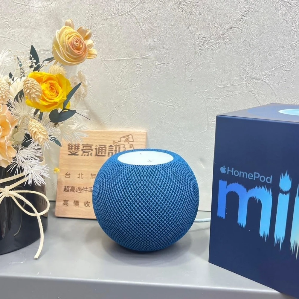 二手Apple HomePod mini 藍牙喇叭 有盒裝有配件