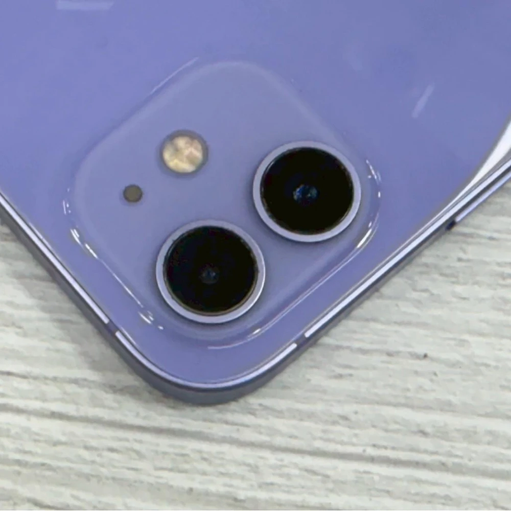 iPhone 12 128g 紫 電池78% 邊框有裝殼痕跡 無盒裝有配