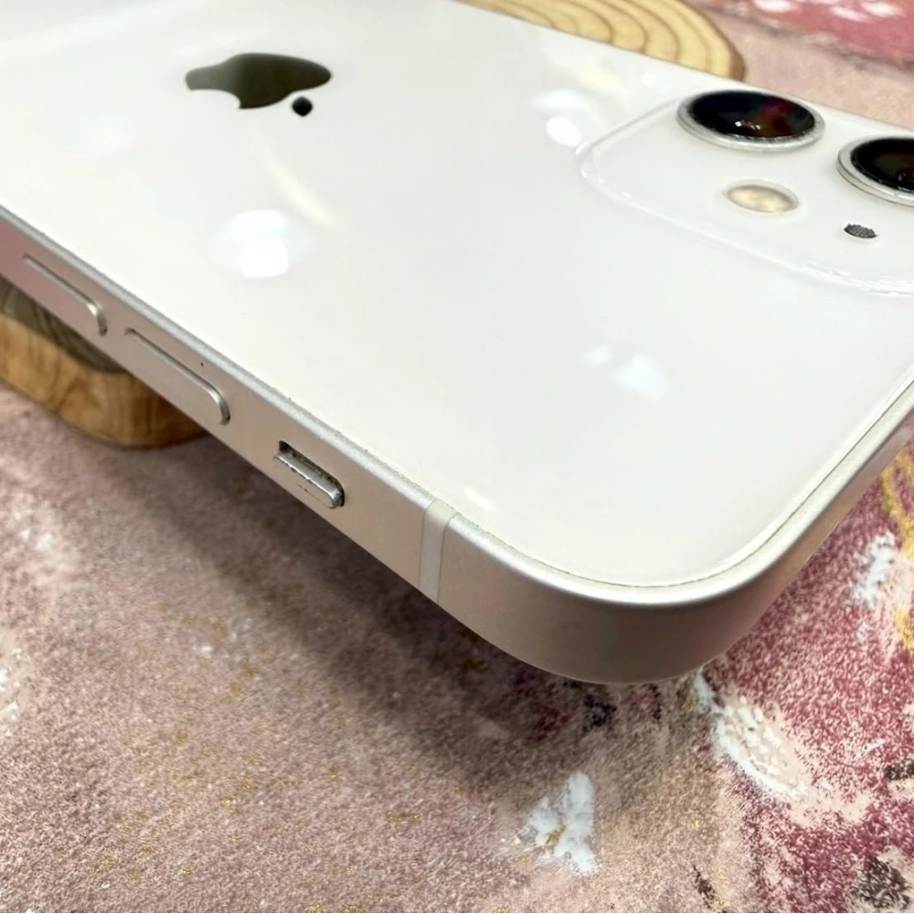 iPhone 12 mini 128g 白 電池88% 有使用痕跡 無盒裝有配件