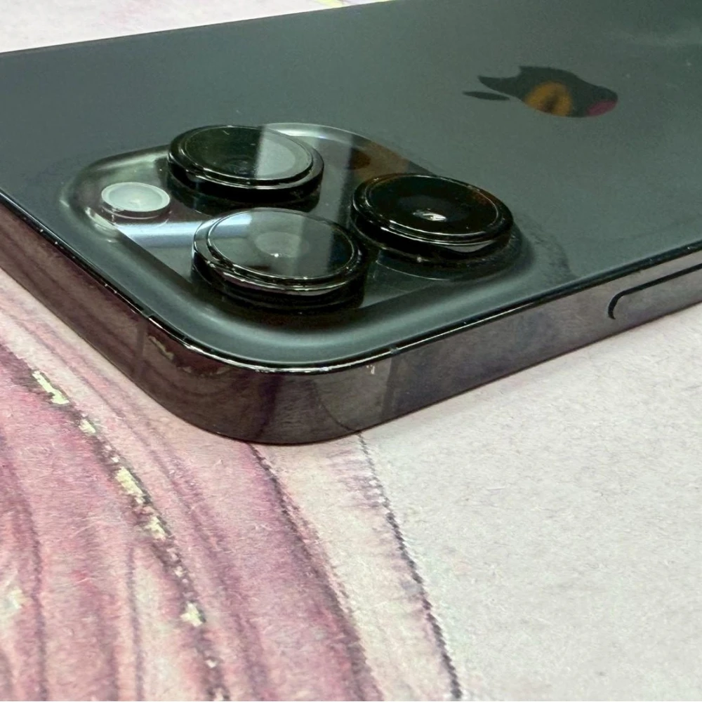 iPhone 14 pro max 128g 紫 電池100% 換過原廠相機 邊框多傷 有盒裝有配