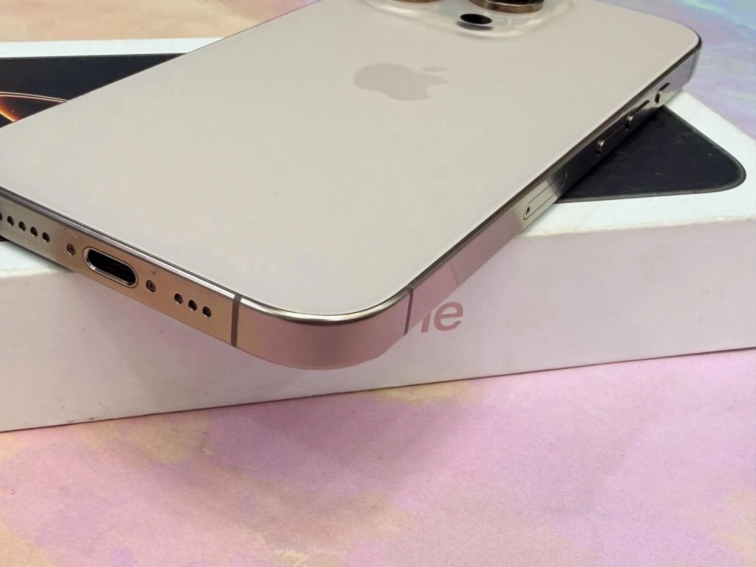iPhone 16 Pro 128G 金 電池90% 全機原廠 有盒裝有配件