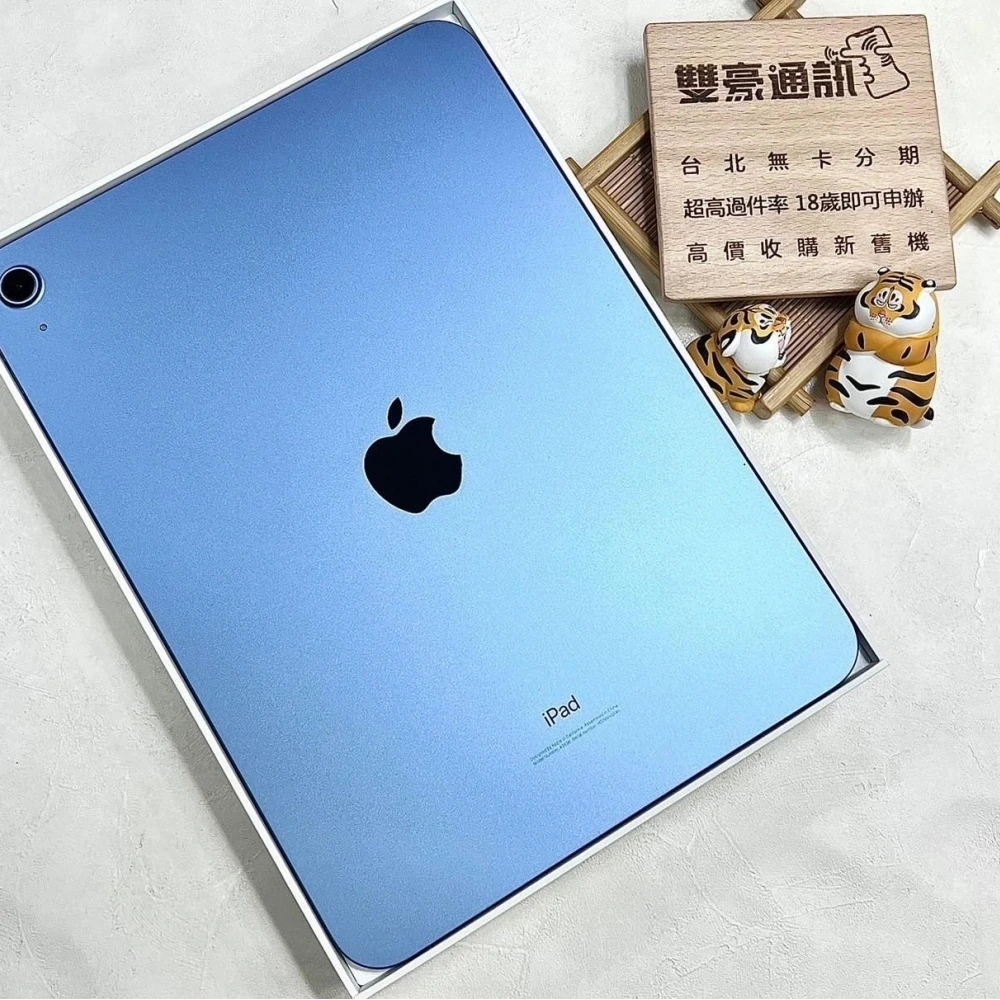 iPad 10 64g Wifi 版 藍 電池100% 循環17次  保固到2024/11/17 有