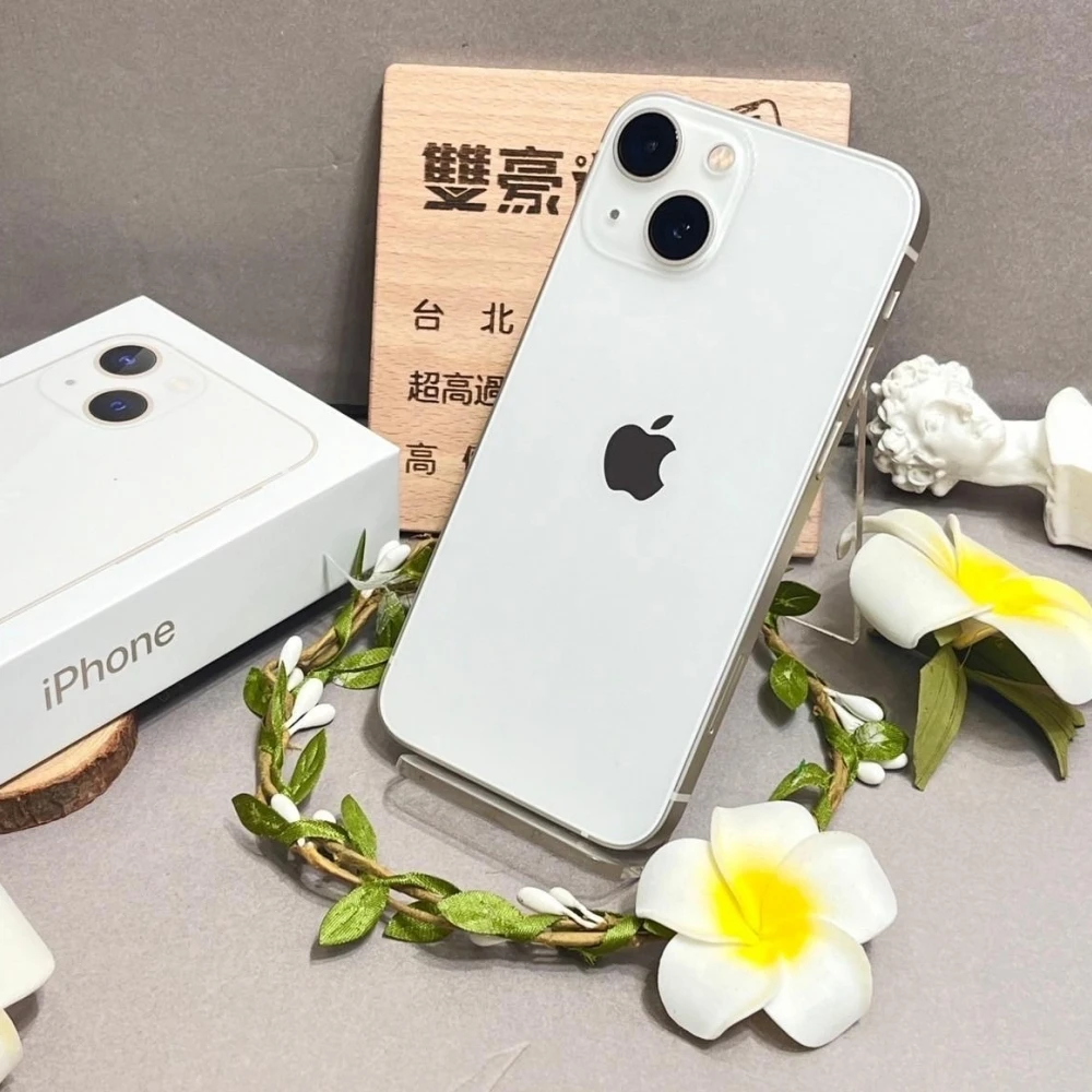 iPhone 13 mini 128g 白 電池97% 有盒裝有配件