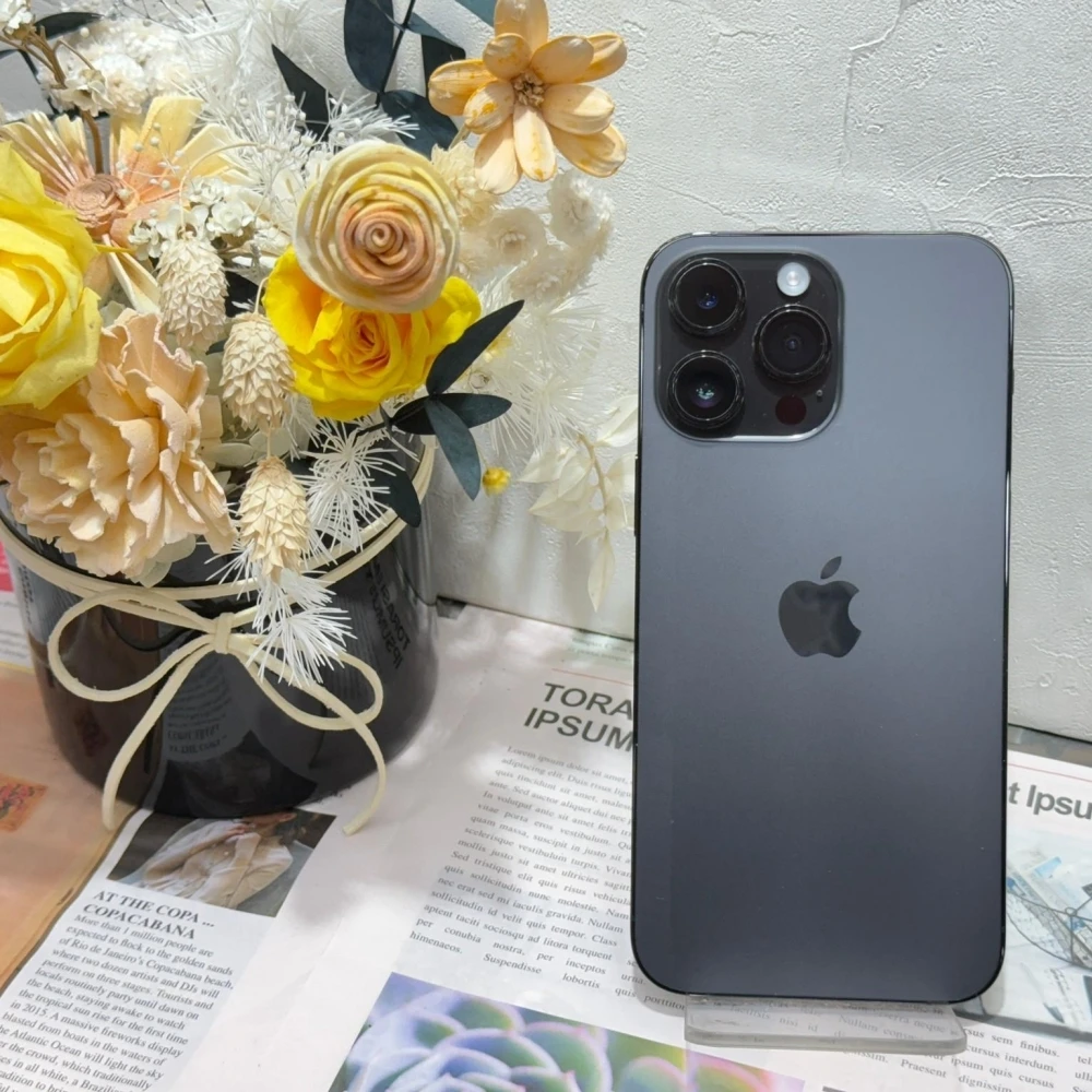 iPhone 14 Pro  Max 512G  黑色 電池85% 無盒裝有配件