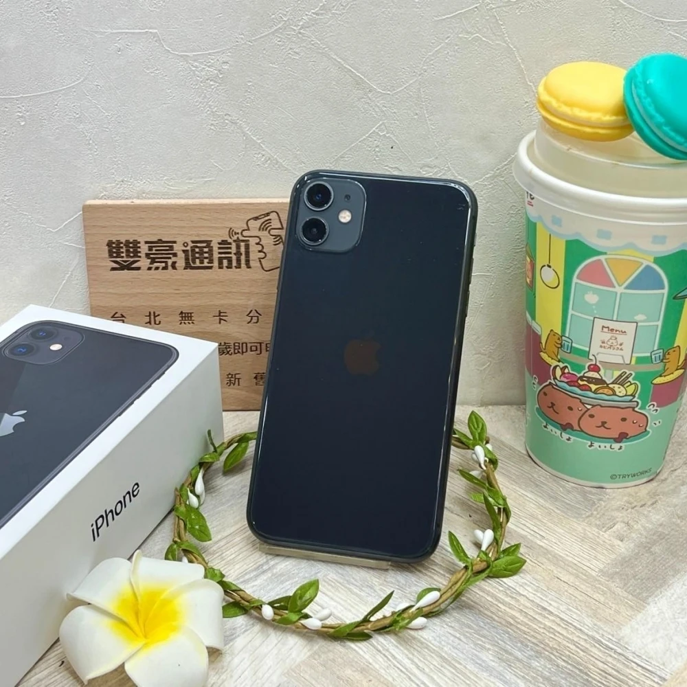 iPhone 11 64g 黑 電池76%  有盒裝有配件 