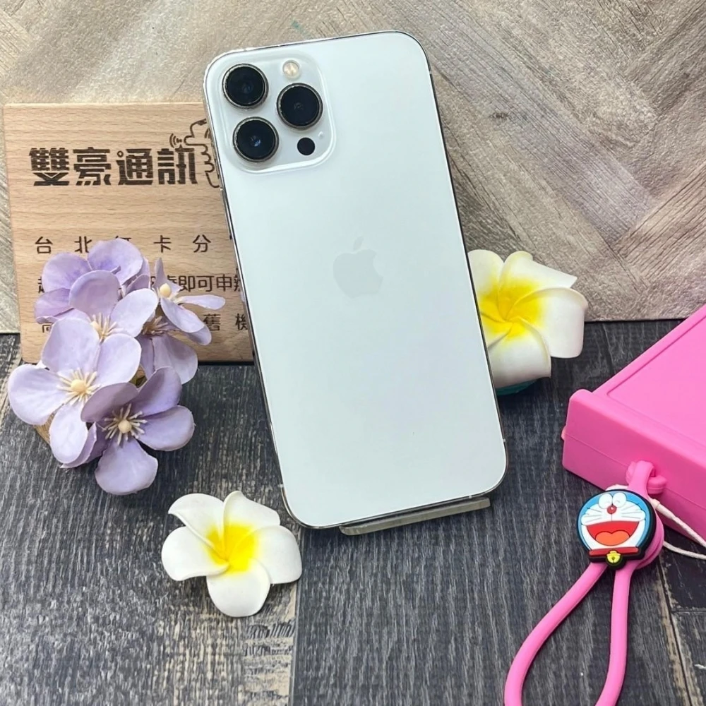 iPhone 13 pro max 256g 白 電池87% 無盒裝有配件 
