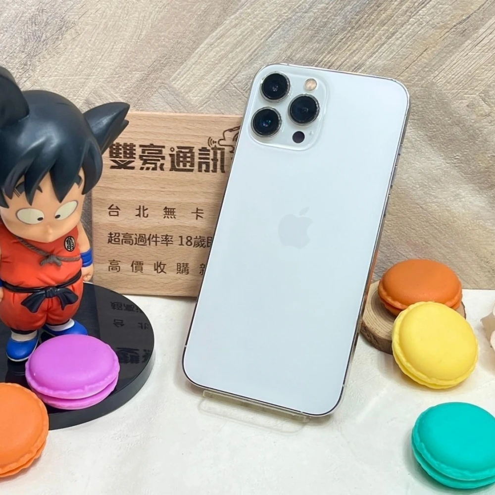 iPhone 13 Pro Max 128g 白 電池100% 無盒裝有配件