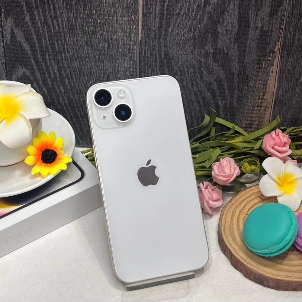 iPhone 14 128g 白 電池92%  有盒裝有配件 