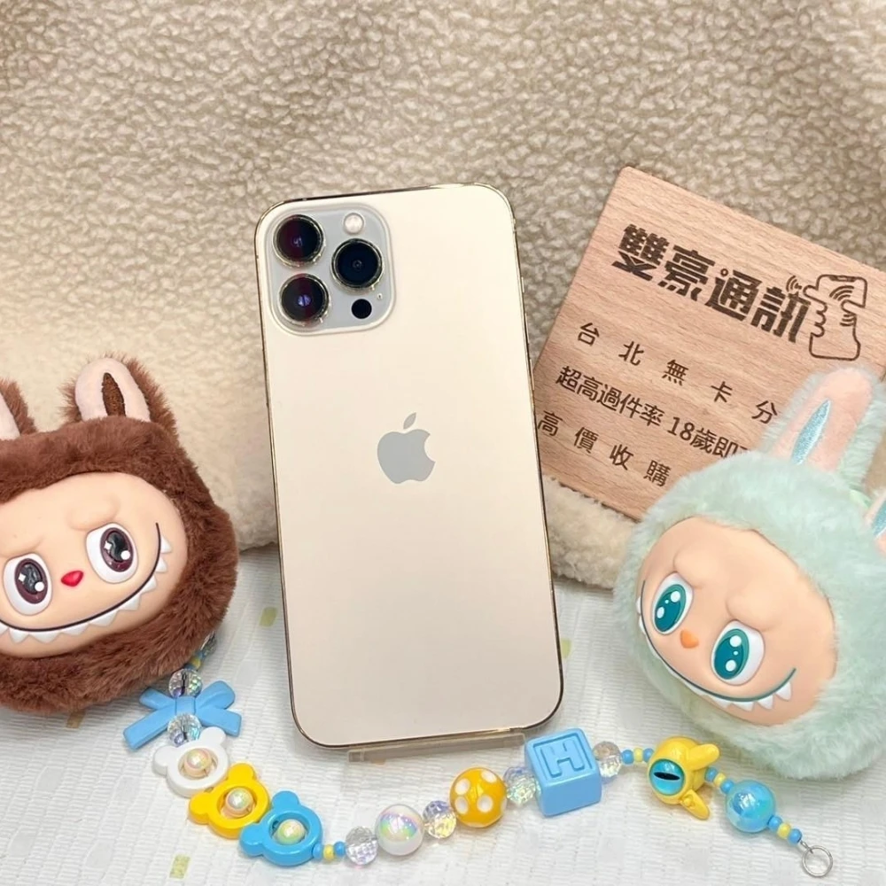 iPhone 13 PRO MAX 128g  金 電池81% 無盒裝有配件