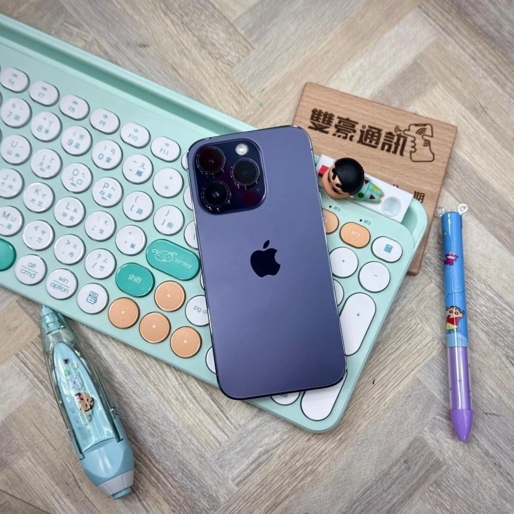 iPhone 14 Pro 256g 紫 電池100% 無盒裝有配件