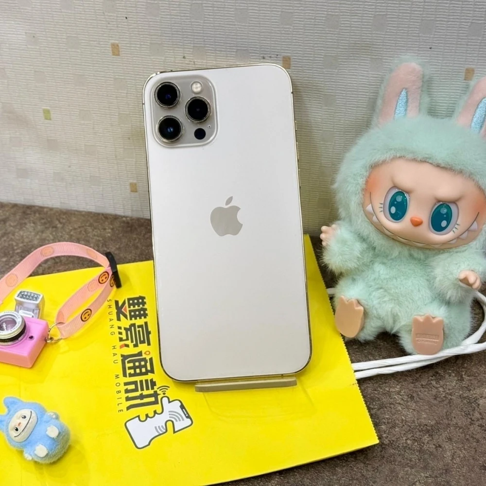 iPhone 12 PRO MAX 256g 金 換過副廠有健康度電池100% 副廠螢幕 換過原廠相