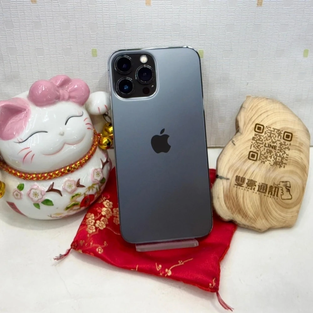 iPhone 13 PRO MAX 256g  黑 電池77% 無臉部識別 無盒裝有配件 