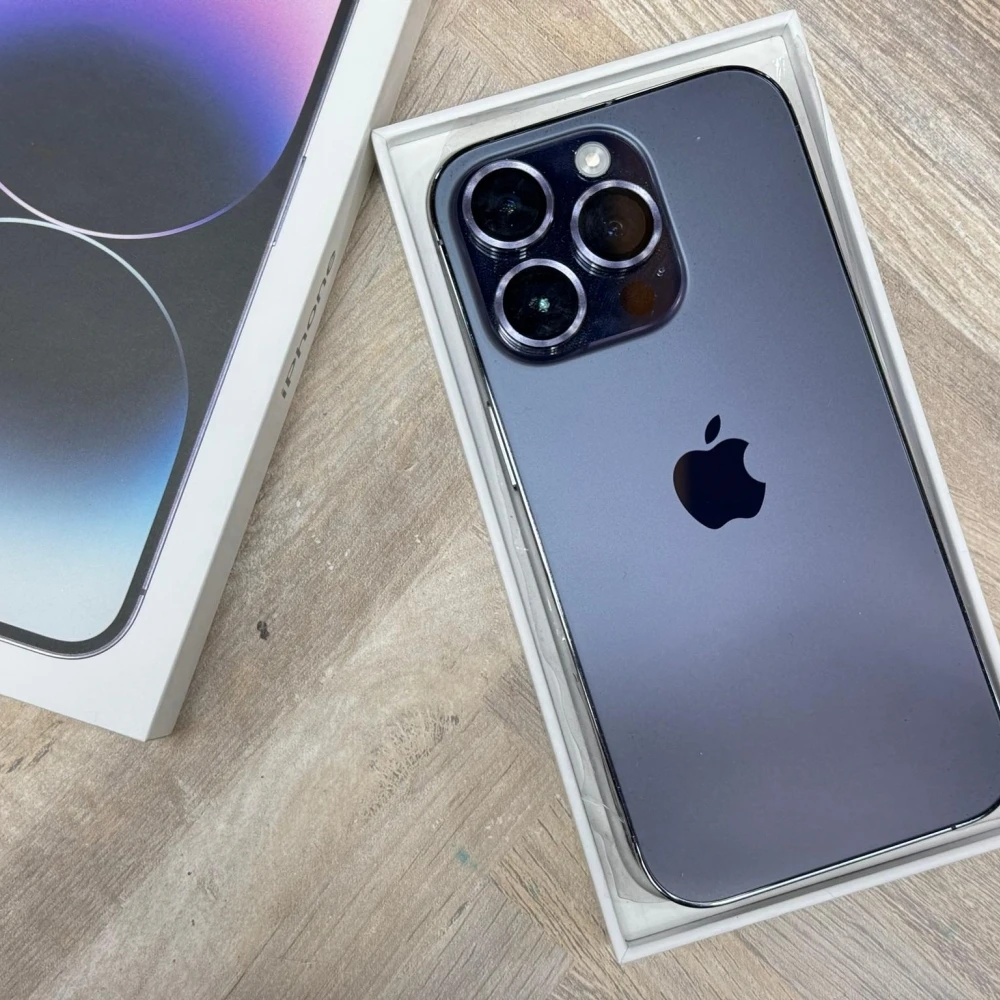 iPhone 14Pro 128 紫 電池89% 有盒裝有配件