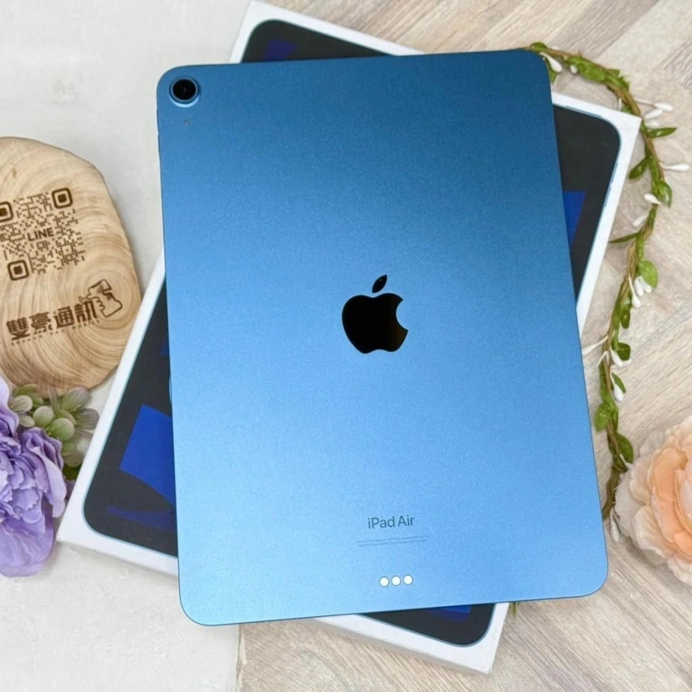 iPad air5 64G wifi 藍電池89循環93次 有盒裝有配件