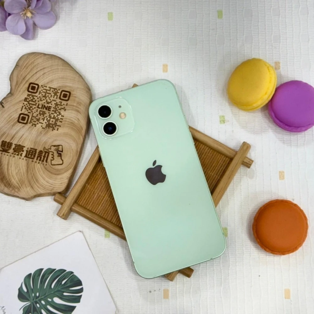 iPhone 12 256g 綠 電池88% 無盒裝有配件