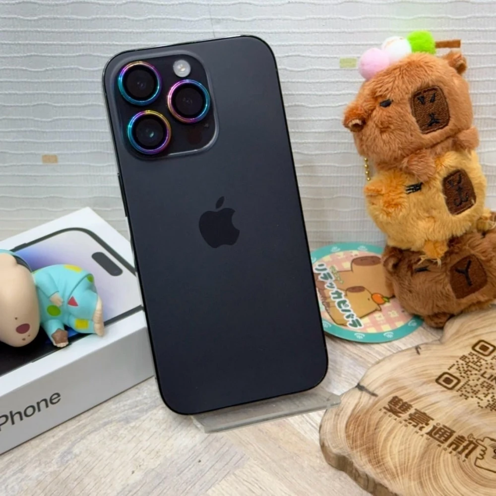 iPhone 14 Pro 256g 黑 電池80% 已貼imos鏡頭貼 有盒裝有配件