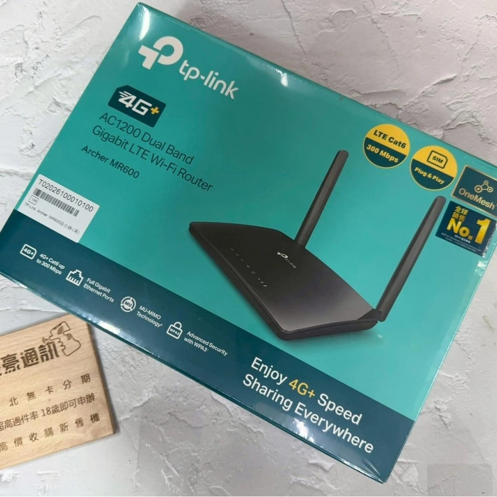 TP-Link Archer MR600 AC1200 Cat6無線雙頻4G LTE訊號增加版網路家