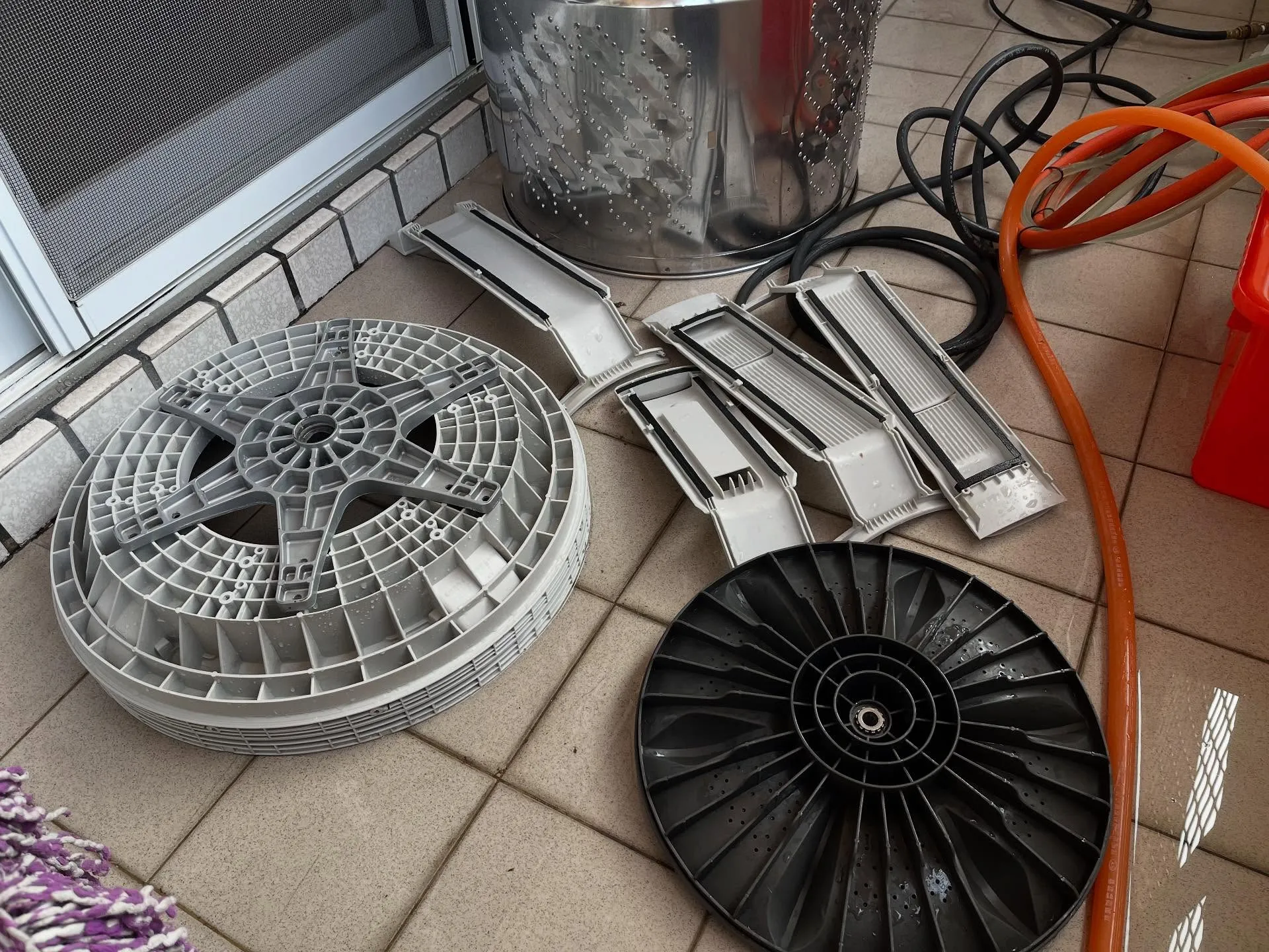 鳳山區鍾小姐以及蔡小姐 直立式洗衣機清洗