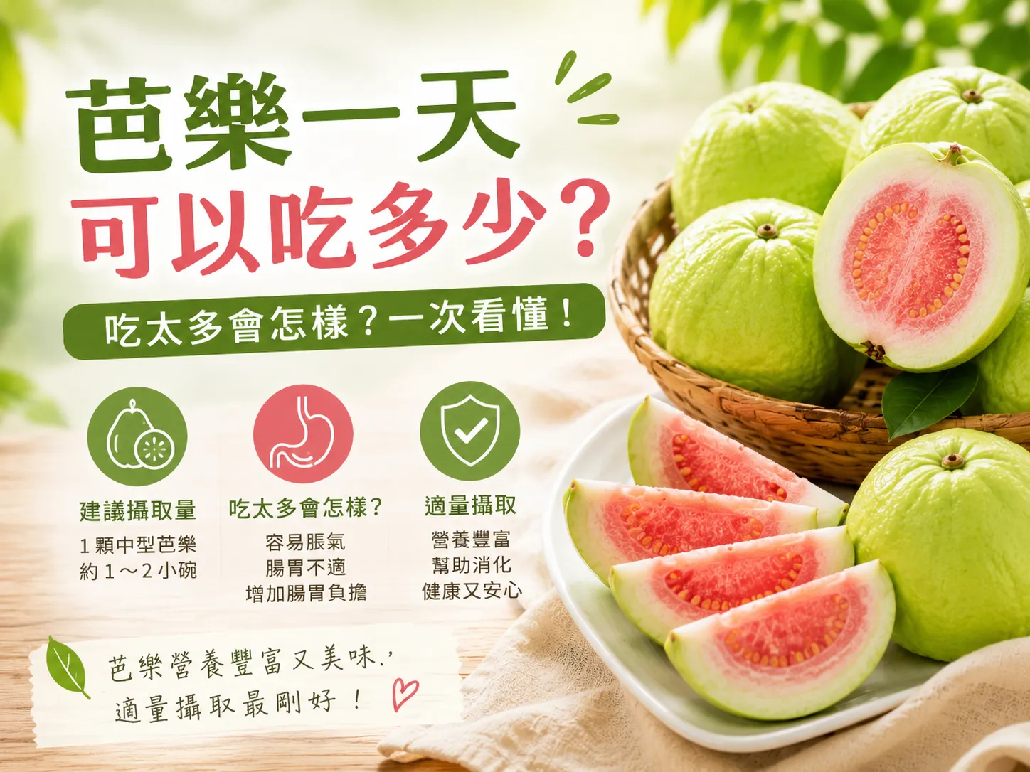 芭樂一天可以吃多少？水果宅配/水果宅配推薦