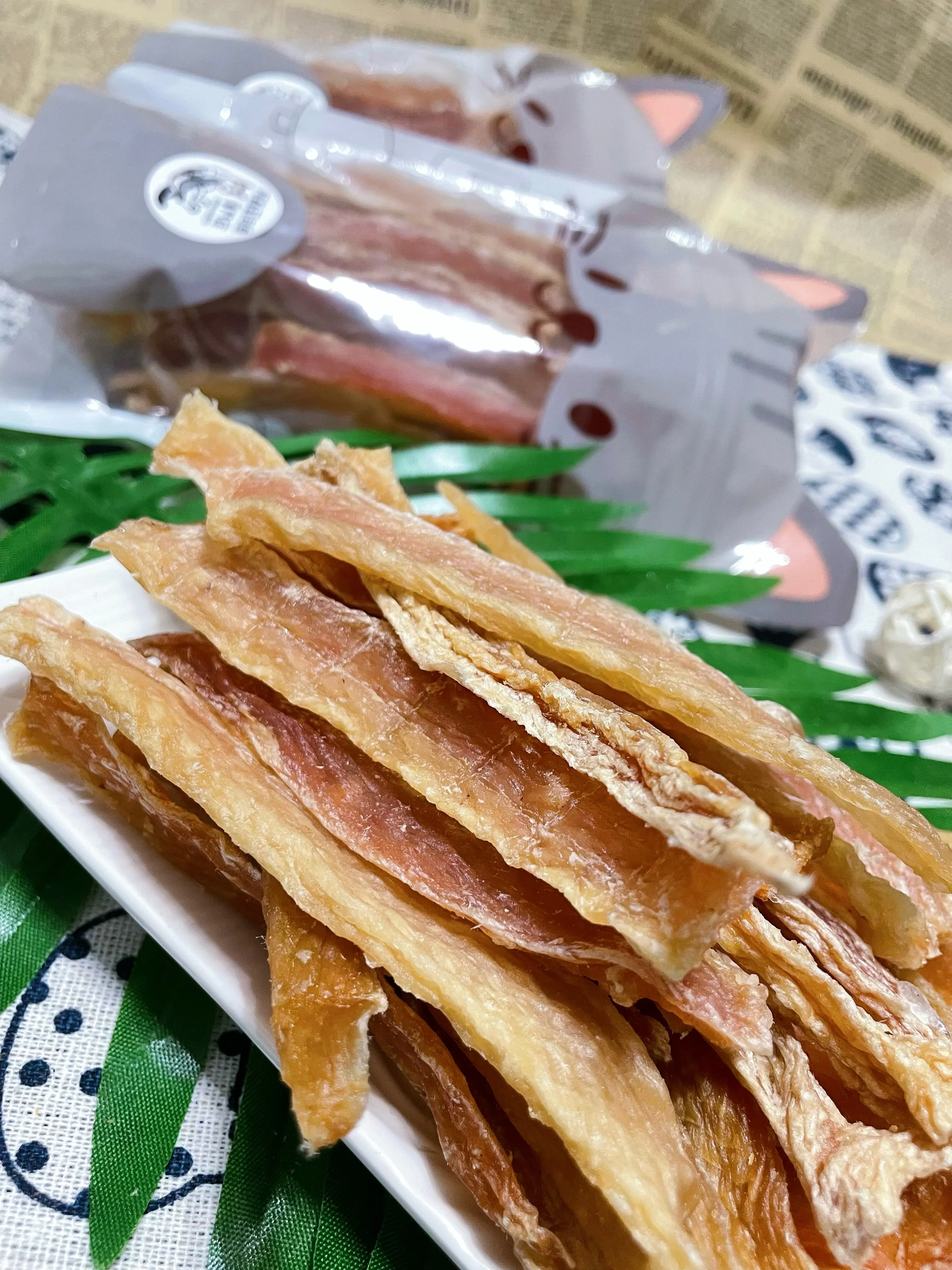 （現在下單需等年後才會出貨）無添加虱目魚肉乾（寵物吃）低溫烘19小時