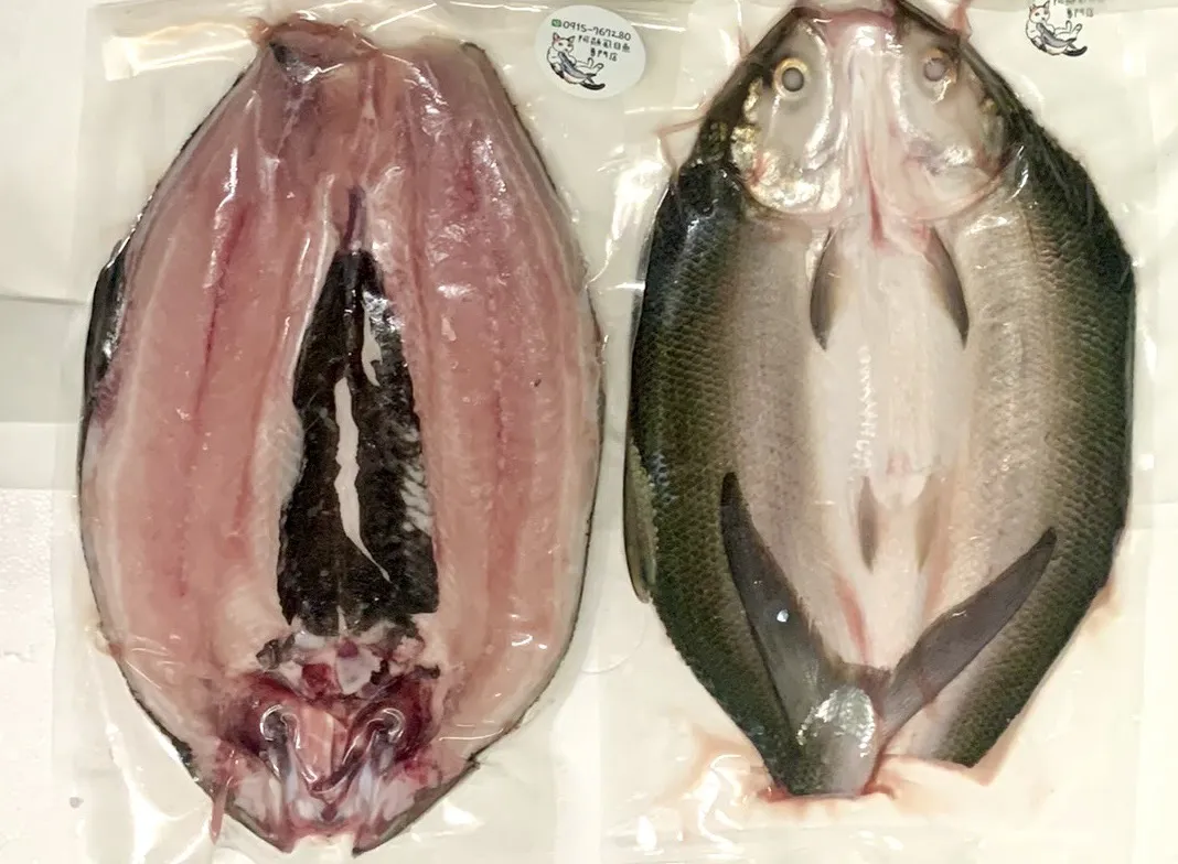 整尾去刺的虱目魚