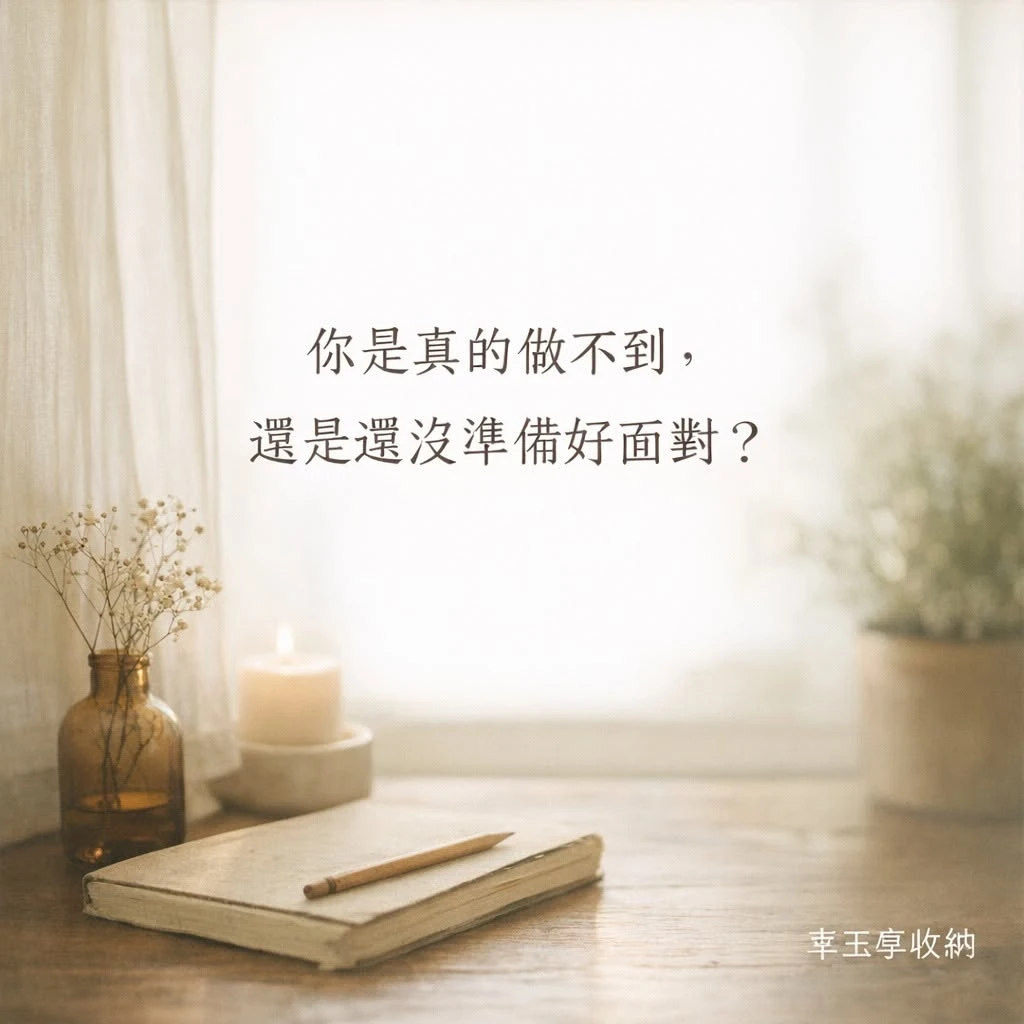 前幾天的整理案， 其實在接洽時我就知道—— 這個案子，不該接。
