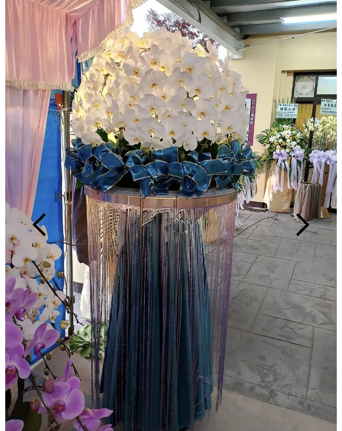 追思蘭花光柱球