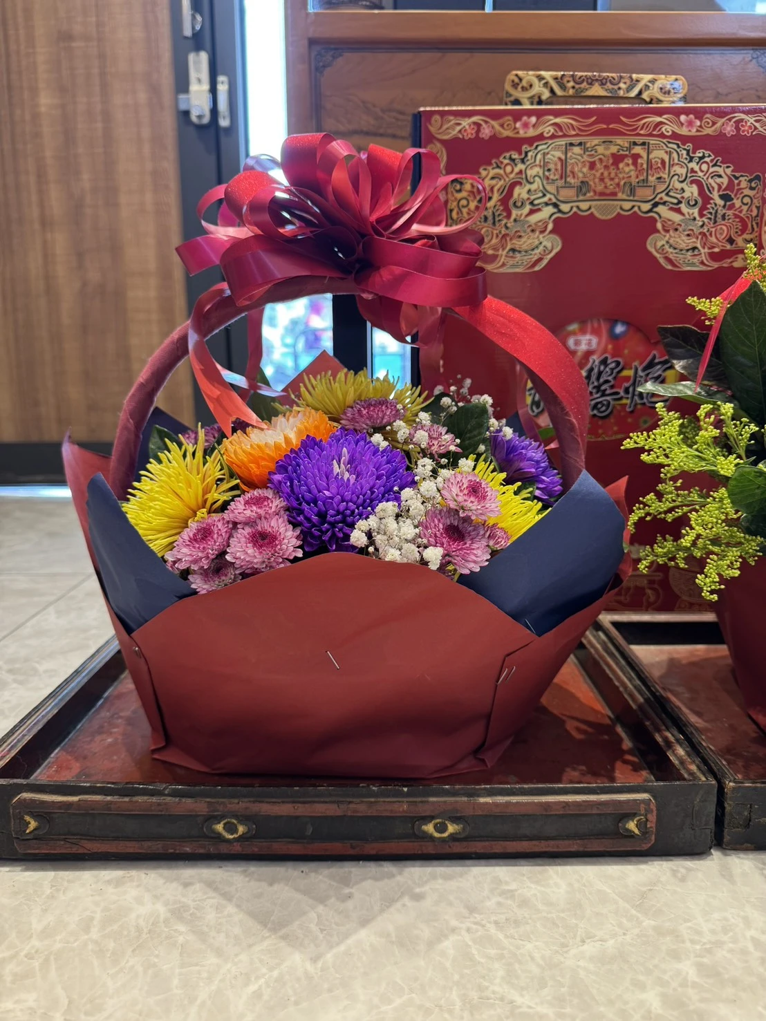 小品花菓籃