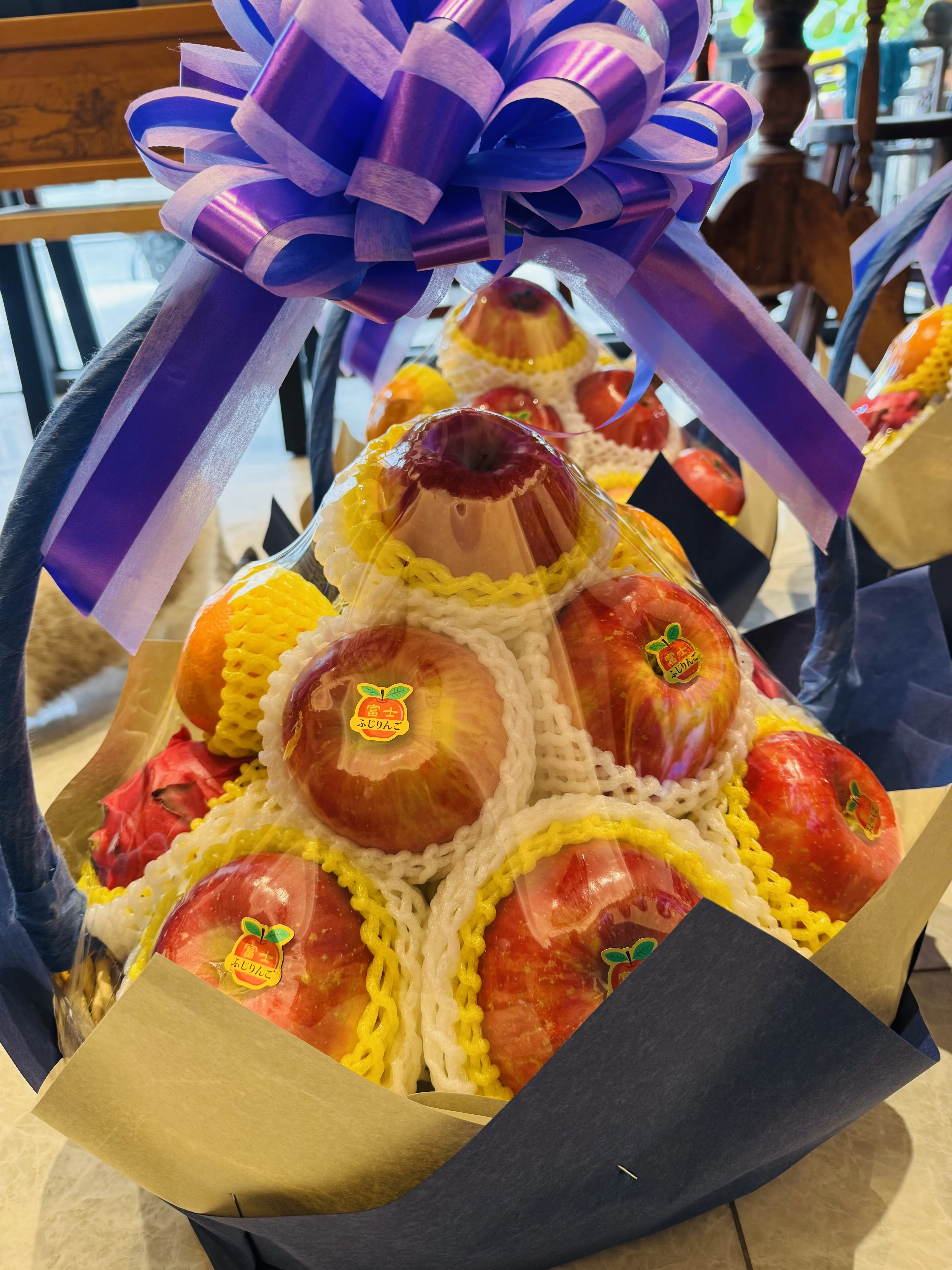 亡者男性 平安水果特大籃