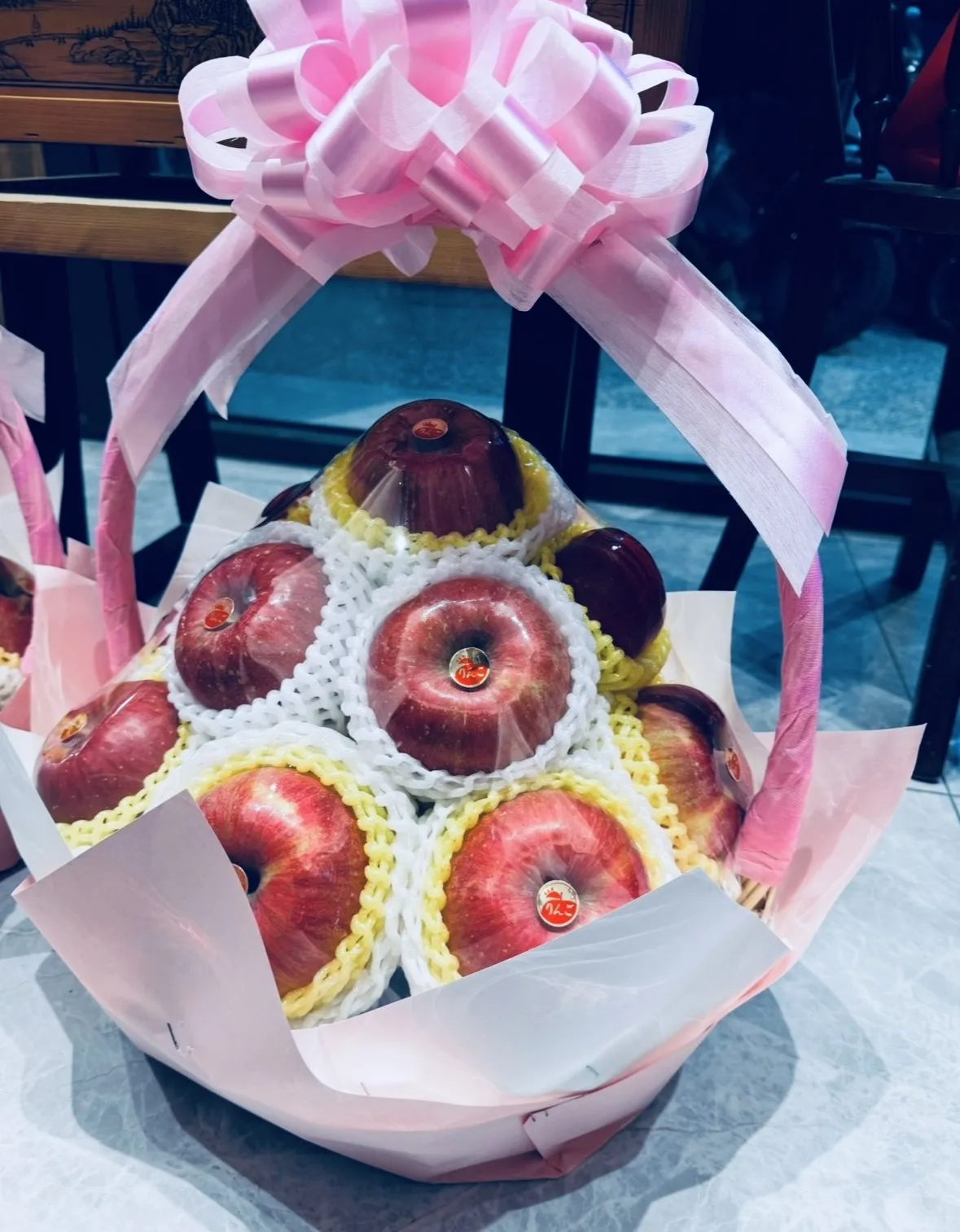 亡者女性 平安水果特大籃