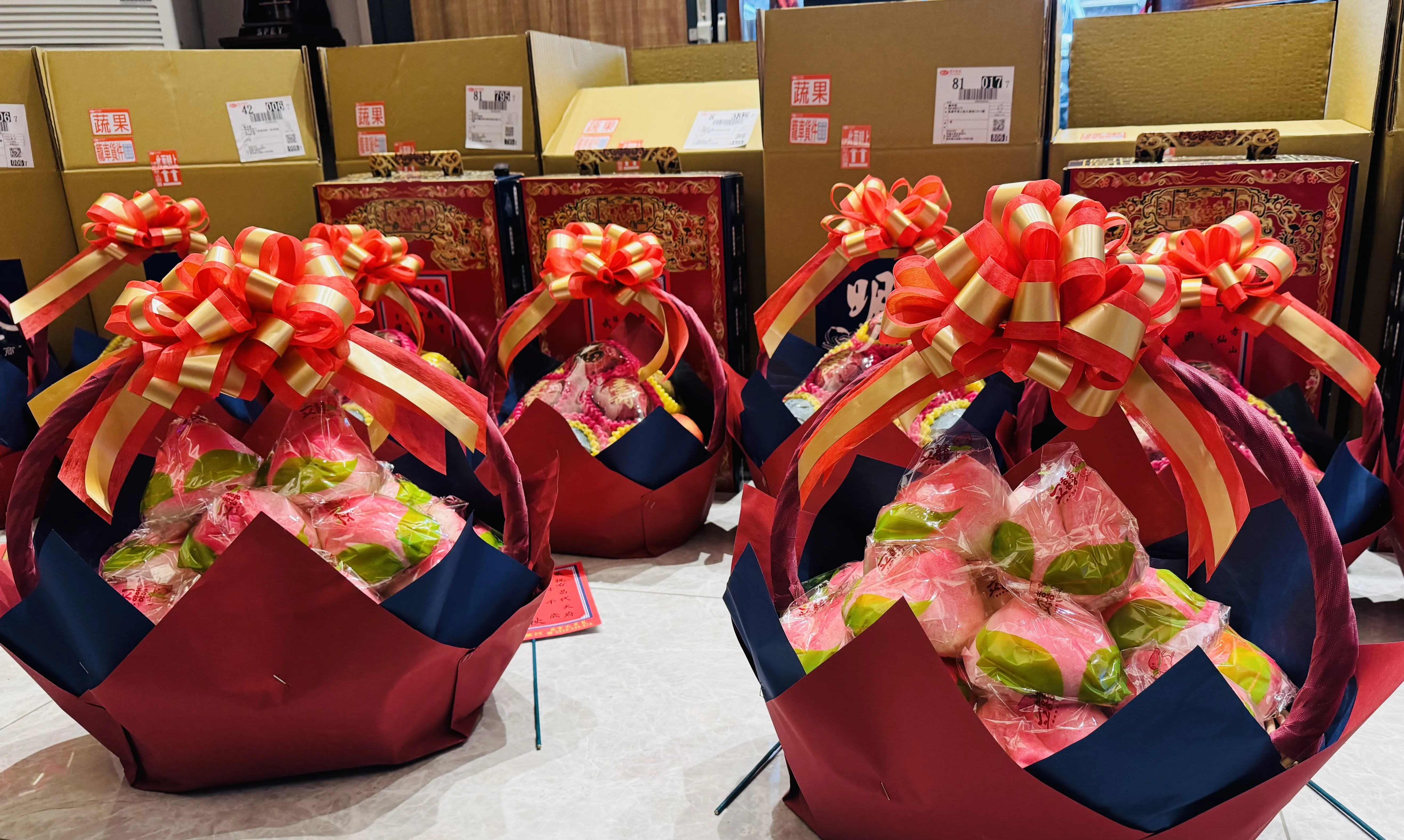 壽桃水果禮