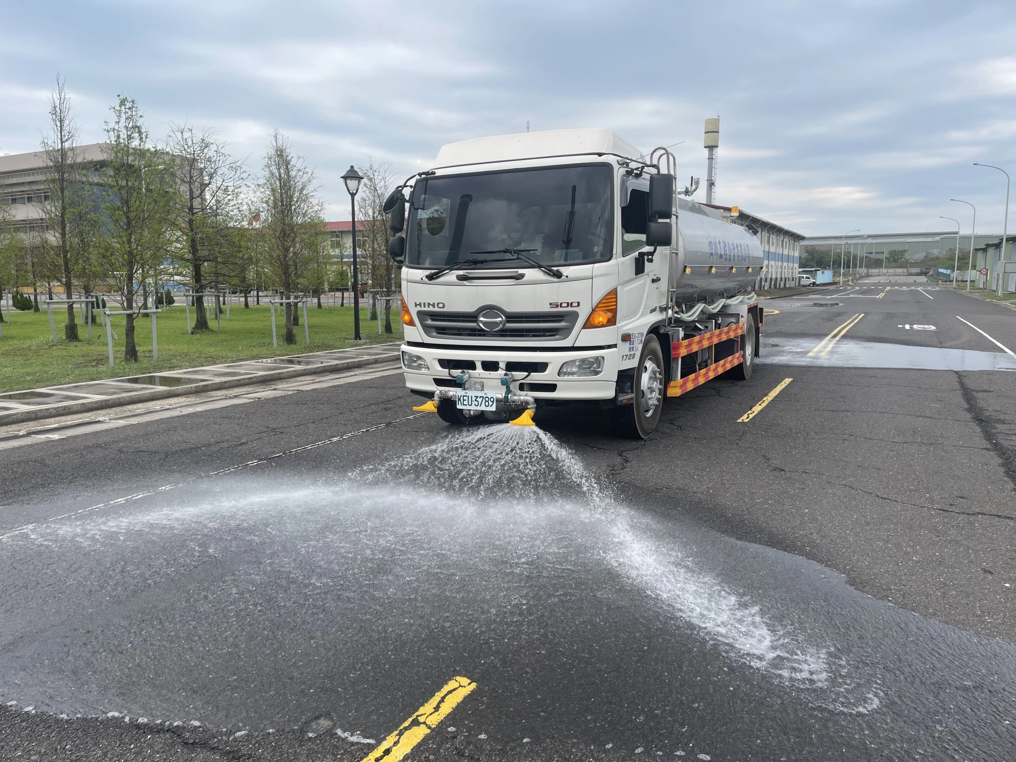 場內清洗道路