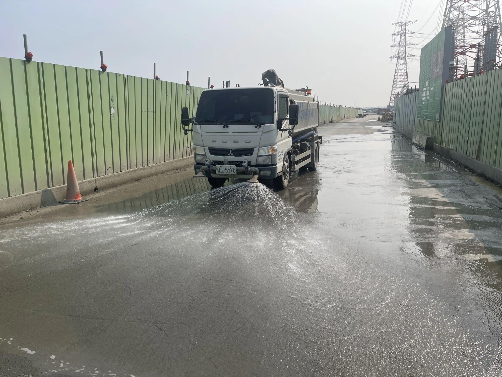 場內清洗道路